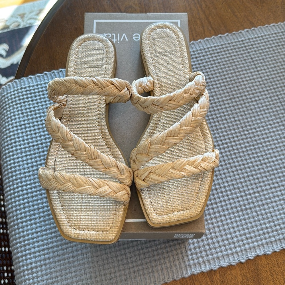 Iman Natural Raffia Sandal from Dolce Vita